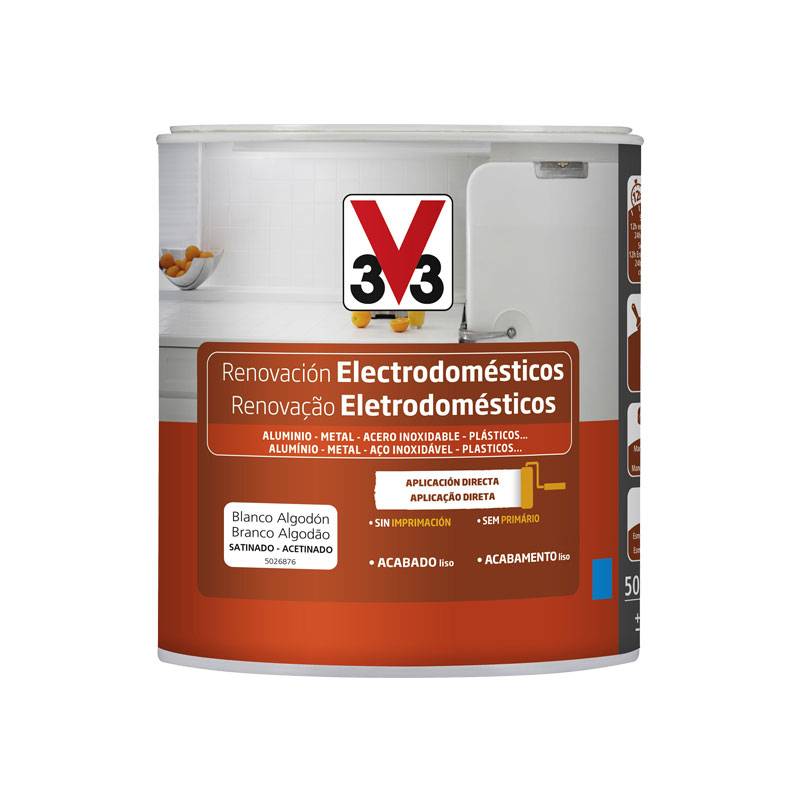 RENOVACION ELECTRODOMESTICOS V33 - 500ML BLANCO ALGODON - 105542