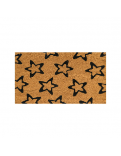 Felpudo Rectangular de Coco Estrellas - Dintex