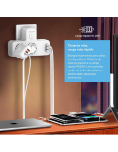 Adaptador 5 en 1 con 2...