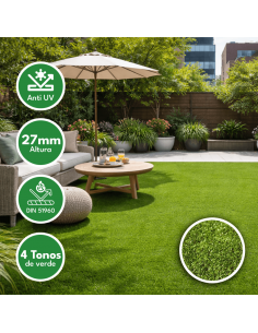 Rollo de Césped Artificial 27 mm Ibiza - JARBRIC 2