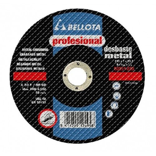 DISCO DESBASTE AMOLADORA - METAL 115X6X22,2 - 50.339