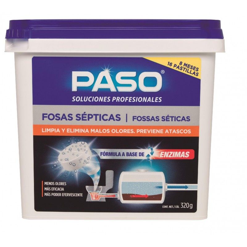 FOSAS SEPTICAS PASO - 16 PASTILLAS