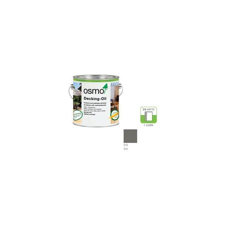 OSMO ACEITE DECKING - 019 GRIS - 0.125L