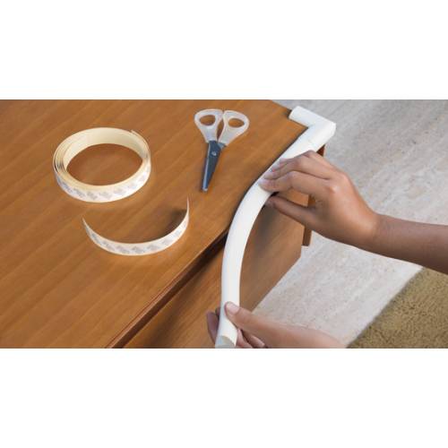 Protector de cantos adhesivo acolchado - blanco (rollo 2m) 2