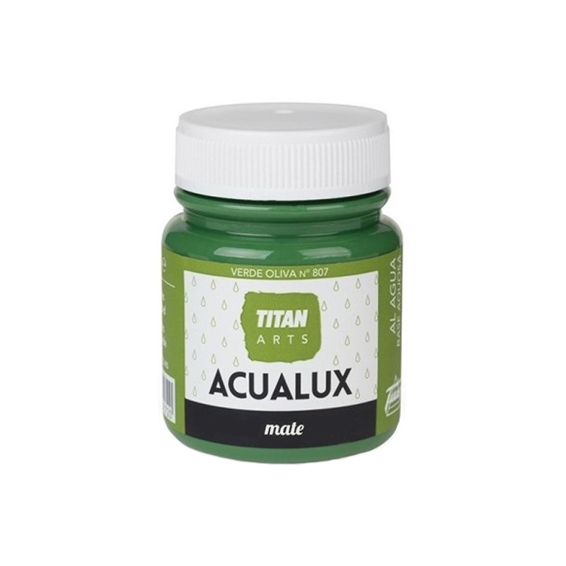 Pintura Acrílica Acualux - TITANLUX - Verde oliva mate 100 ml