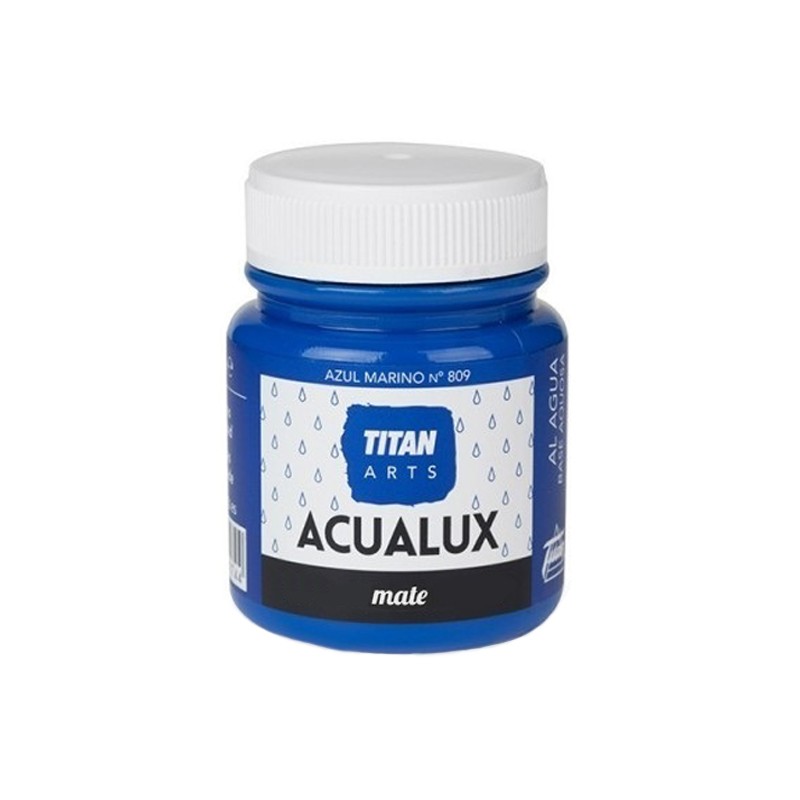 Pintura Acrílica Acualux - TITANLUX - Azul marino mate 100 ml