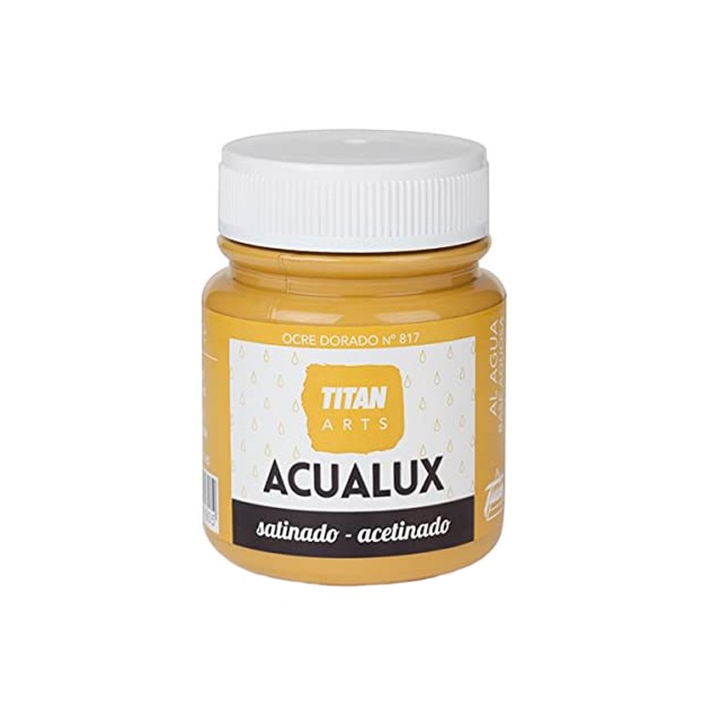 Pintura Acrílica Acualux - TITANLUX - Ocre dorado satinado 100 ml
