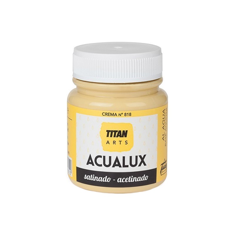 Pintura Acrílica Acualux - TITANLUX - Crema satinado 100 ml