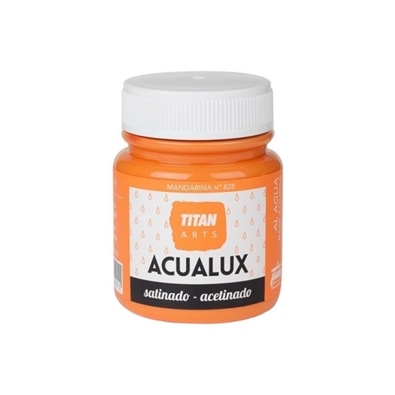 Pintura Acrílica Acualux - TITANLUX - Mandarina satinado 100 ml