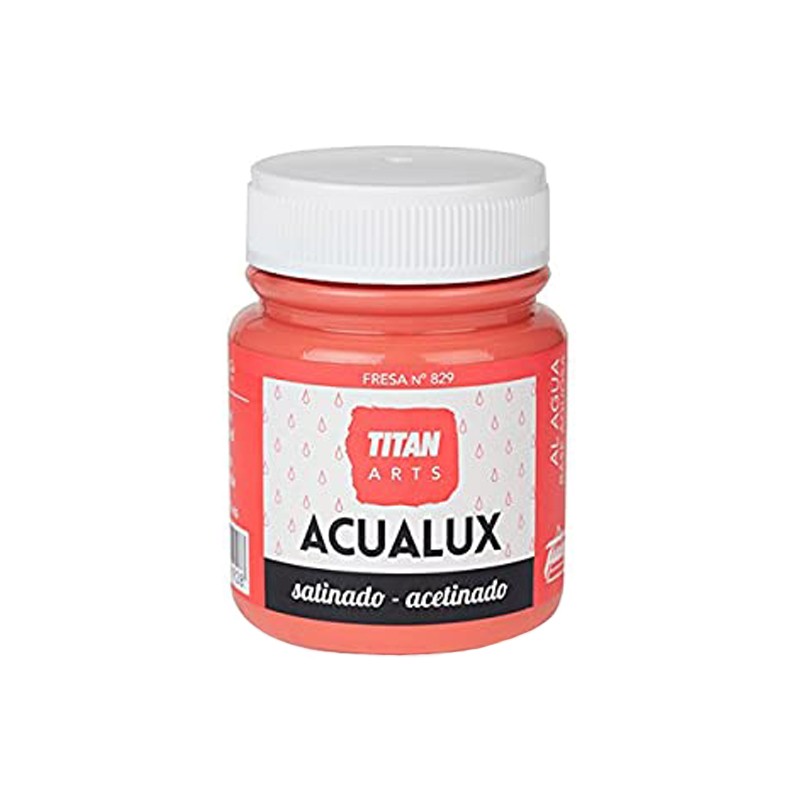 Pintura Acrílica Acualux - TITANLUX - Fresa satinado 100 ml