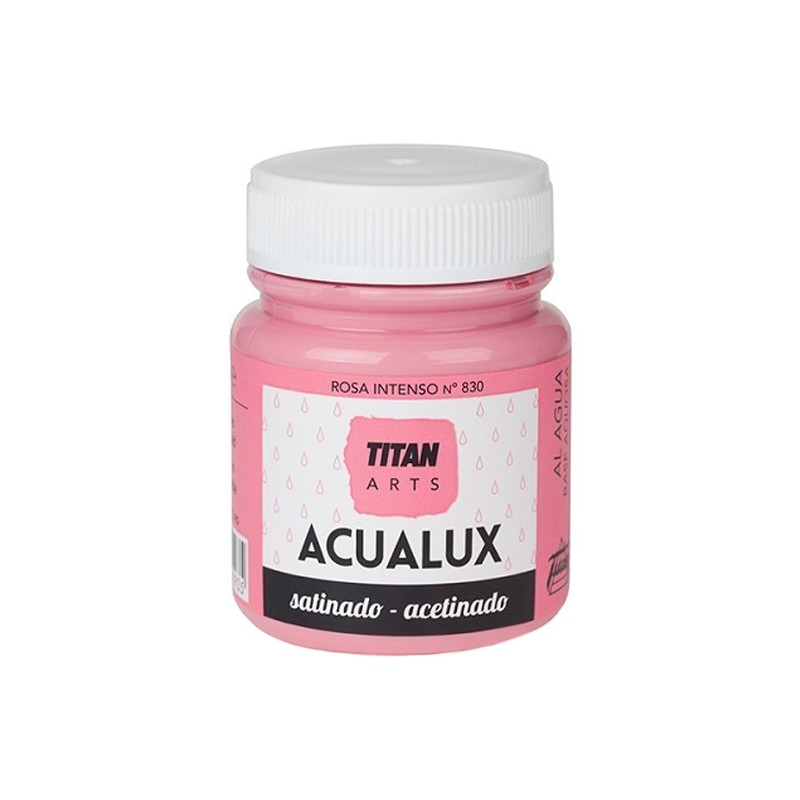 Pintura Acrílica Acualux - TITANLUX - Rosa intenso satinado 100 ml