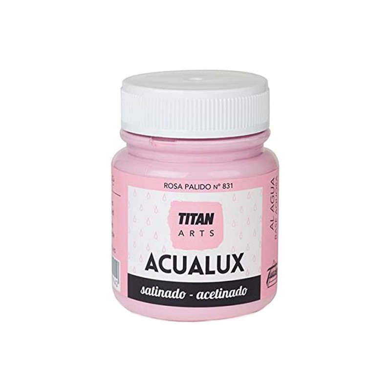 Pintura Acrílica Acualux - TITANLUX - Rosa pálido satinado 100 ml