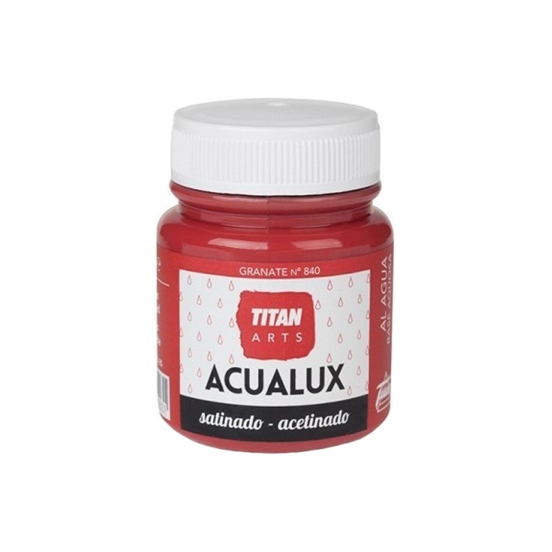 Pintura Acrílica Acualux - TITANLUX - Granate satinado 100 ml