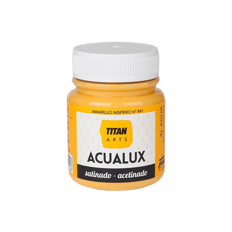 Pintura Acrílica Acualux - TITANLUX - Amarillo níspero satinado 100 ml