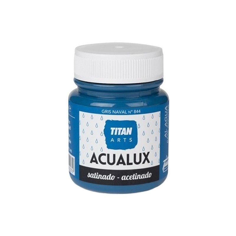 Pintura Acrílica Acualux - TITANLUX - Gris naval satinado 100 ml