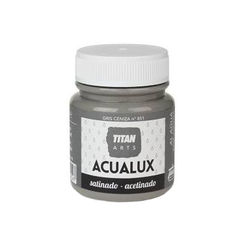 Pintura Acrílica Acualux - TITANLUX - Gris ceniza satinado 100 ml