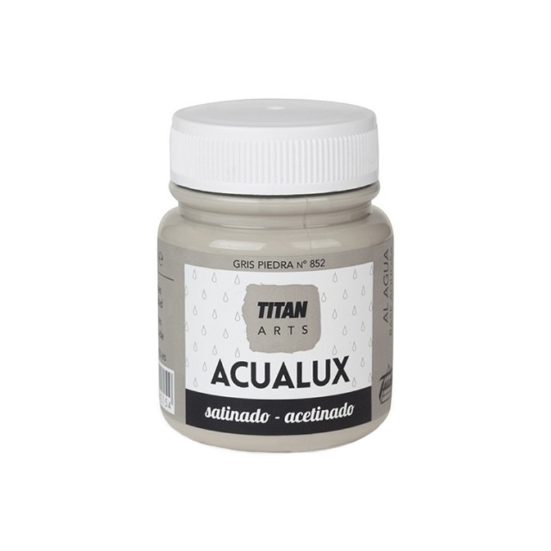 Pintura Acrílica Acualux - TITANLUX - Gris piedra satinado 100 ml