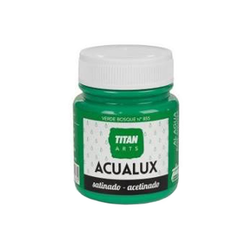 Pintura Acrílica Acualux - TITANLUX - Verde bosque satinado 100 ml