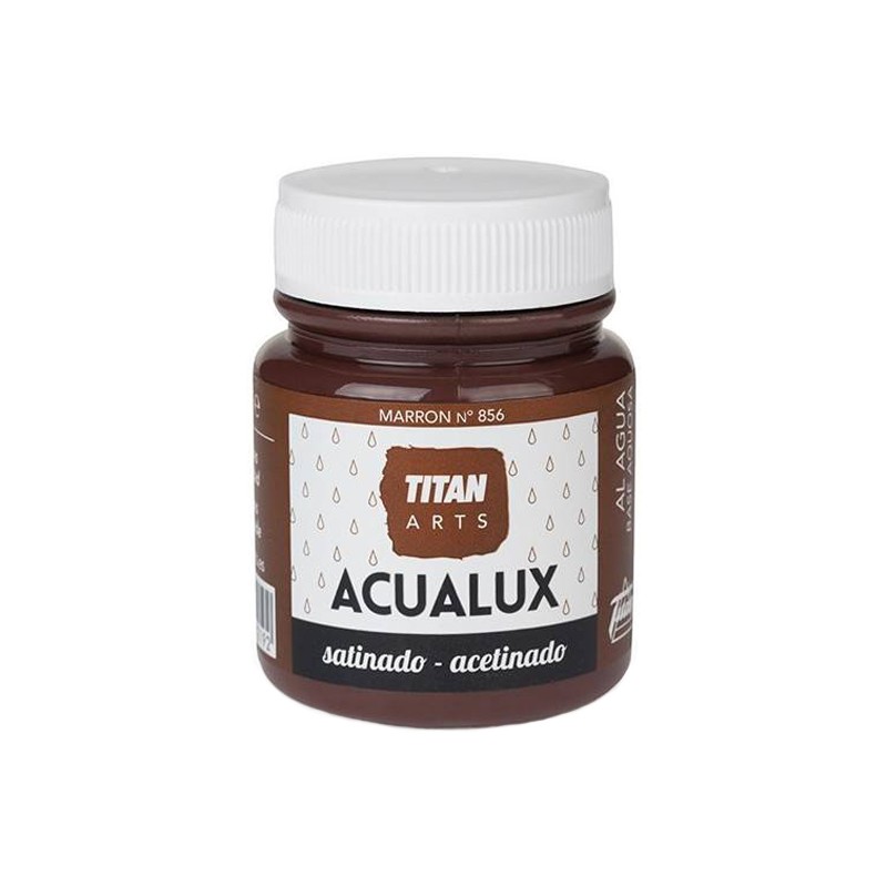 Pintura Acrílica Acualux - TITANLUX - Marrón satinado 100 ml