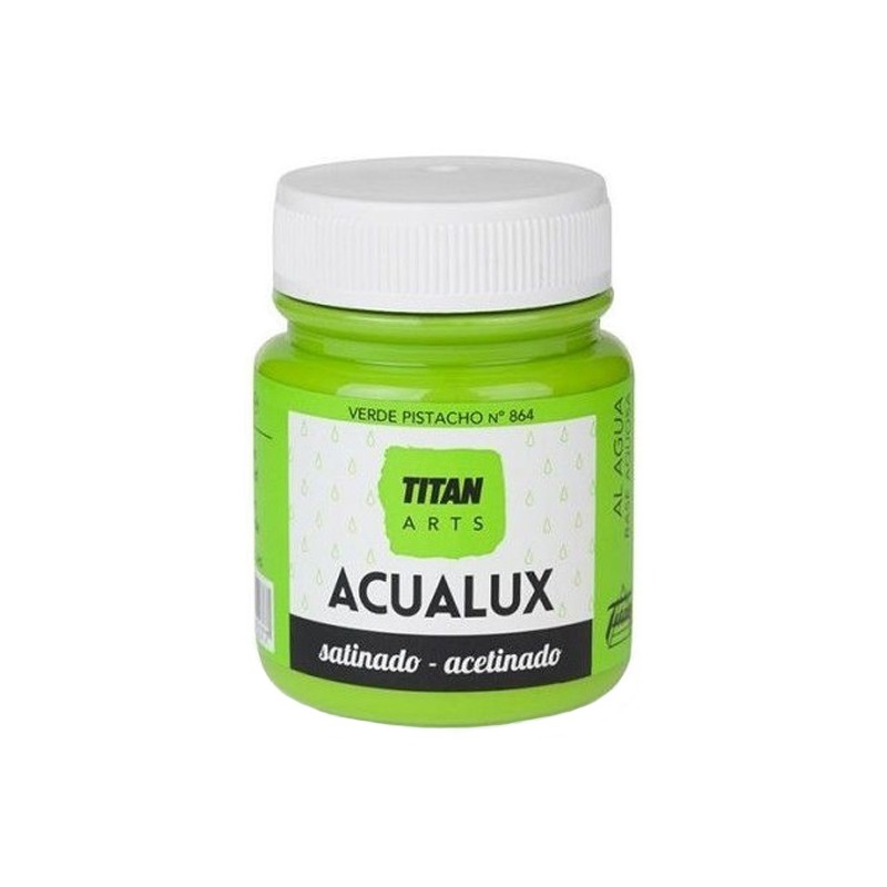 Pintura Acrílica Acualux - TITANLUX - Verde pistacho satinado 100 ml