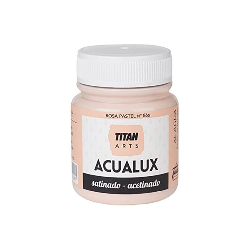Pintura Acrílica Acualux - TITANLUX - Rosa pastel satinado 100 ml