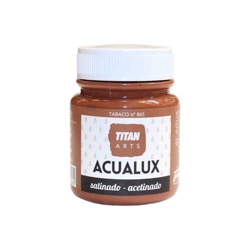 Pintura Acrílica Acualux - TITANLUX - Tabaco satinado 100 ml