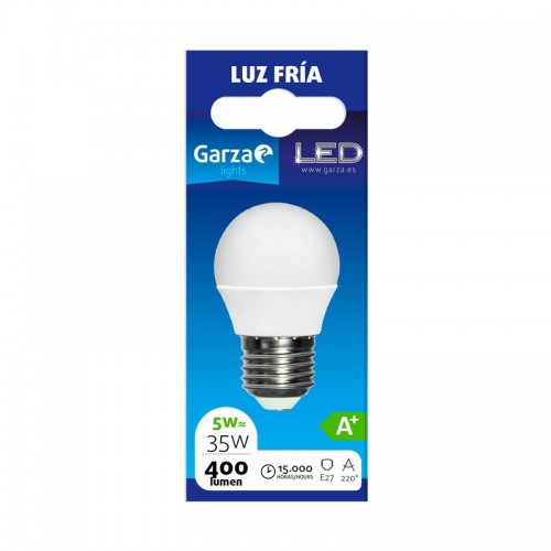 Color de luz - Luz fría, Casquillo - E27, Potencia - 5 W 2