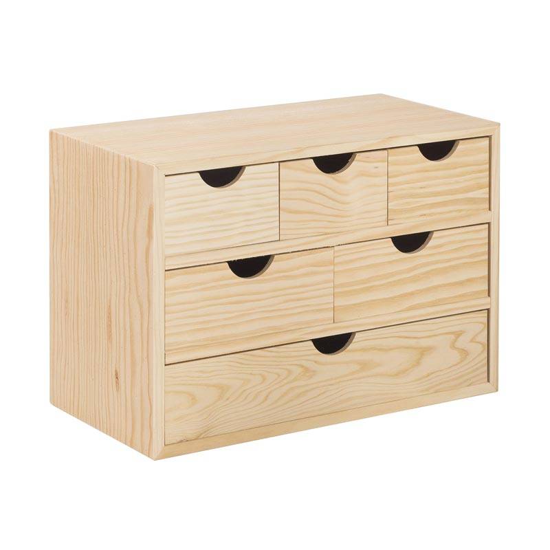 Zakka-cajonera pequeña de madera estilo retro Para comestibles, armario de  almacenamiento con acabado de madera