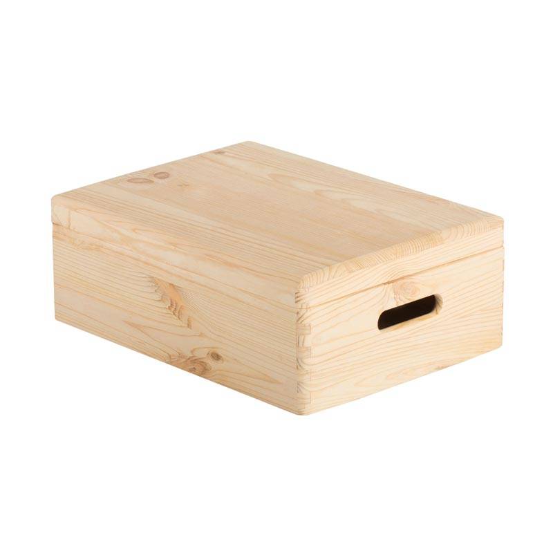CAISSES EN BOIS - Mediana con tapa