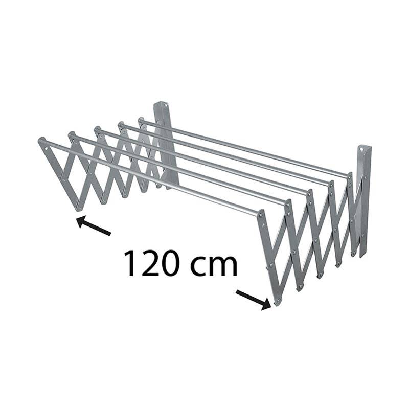 ▷🥇 distribuidor tendedero extensible pared aluminio 1,20 metros